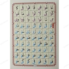 القاعدة النورانية A4 على رواية قالون عن نافع  من طريق أبي نشيط (طبعة خاصة لمرحلة رياض الأطفال)