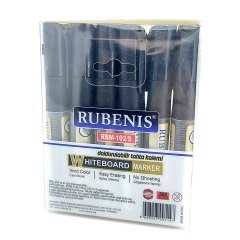 Mabber kartuşlu siyah tahta kalemi̇ 12 li̇-Set