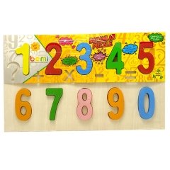 Ahşap Rakamlar Puzzle