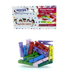 Misyon 20'li Ahşap Mini Mandal Seti