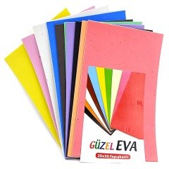 Eva A4 Düz Karışık Yapışkanlı Set