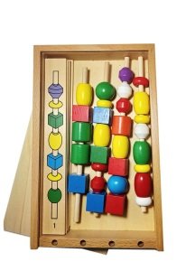 Ahşap Boncuk Dizme intellectual box