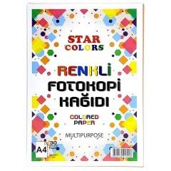 Starcolors Fotokopi Kağıdı A4 30 lü 5 Renk