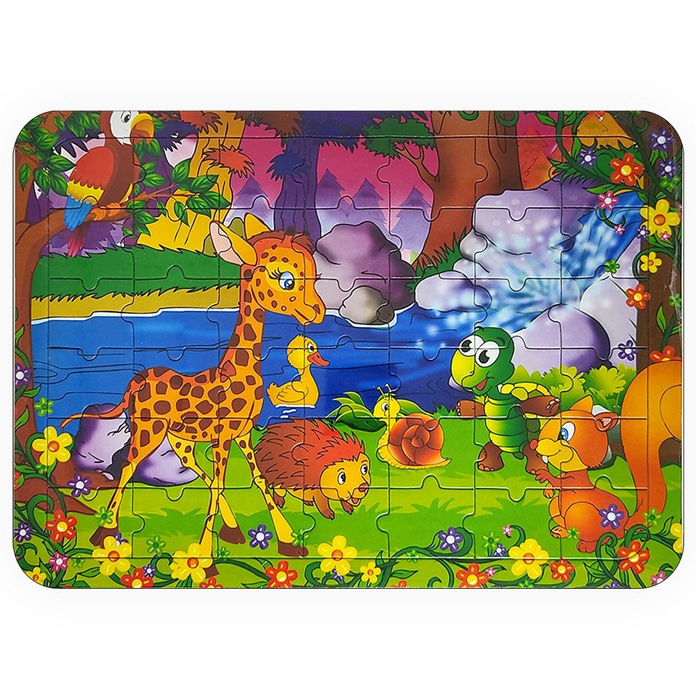 Güler Puzzle Karton Ortaboy Boyamalı