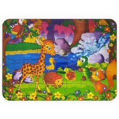 Güler Puzzle Karton Ortaboy Boyamalı