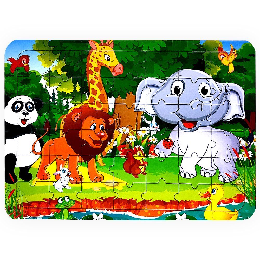 Güler Puzzle Karton Ortaboy Boyamalı