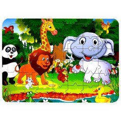 Güler Puzzle Karton Ortaboy Boyamalı