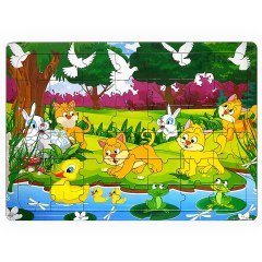 Güler Puzzle Karton Ortaboy Boyamalı