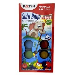 Fatih S-12 Yeni Suluboya 12 Renk