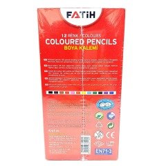 Fatih 12 Renk Tam Boy Kuru Boya Kelemi