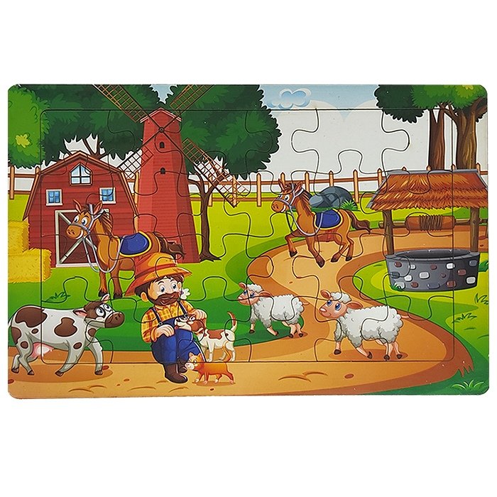 IBİS Ahşap Puzzle 24 Parça
