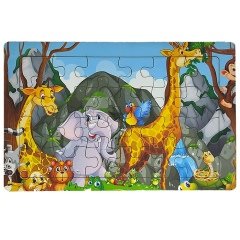 IBİS Ahşap Puzzle 24 Parça