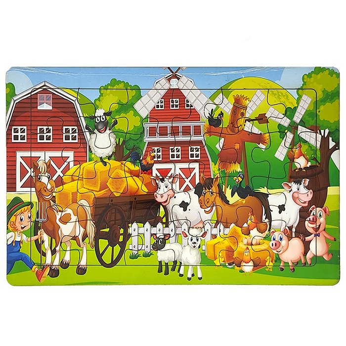 IBİS Ahşap Puzzle 24 Parça