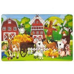 IBİS Ahşap Puzzle 24 Parça