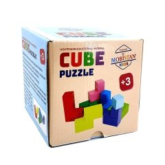 Renkli̇ Ahşap KüpYapboz Puzzle Cube