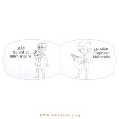 Meslekler (Eğitici Boyama Etkinlik Kitabı) | تلوين..تعليم..نشاط (المهن)