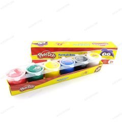 Play Doh PLAY-PR018 Parmak Boyası 6 Renk 30 ml