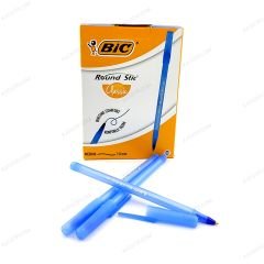 Bic Round Stic Tükenmez Kalem 60'lı Kutu Mavi
