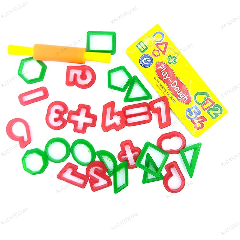 Play Dough Rakamlar Oyun Hamuru Kalıpları