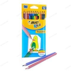 Bic Tropicolors Kuru Boya Kalemi Tam Boy 12 Renk