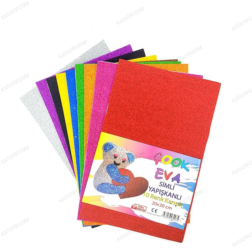 Çook EVA Simli Yapışkanlı 20x30 Cm 10 Renk